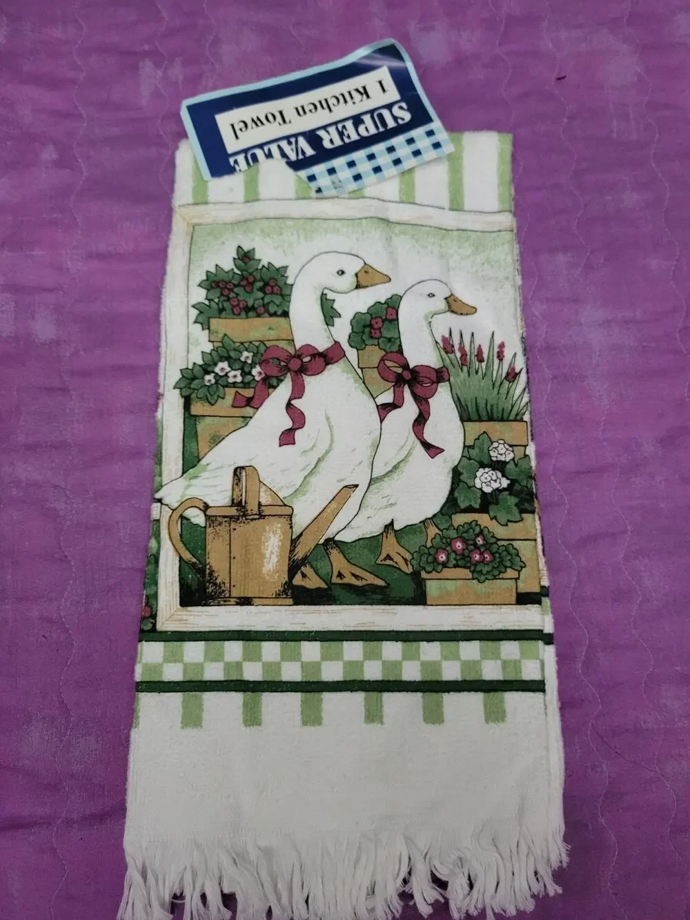 Retro Goose Cottage CORE Kitchen Towel NEW